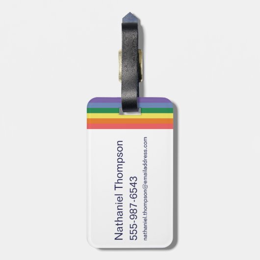 LOONEY TUNES™ - Liefde is liefde Bagagelabel (Achterkant verticaal)