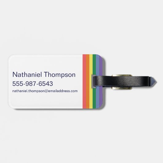 LOONEY TUNES™ - Liefde is liefde Bagagelabel (Achterkant horizontaal)