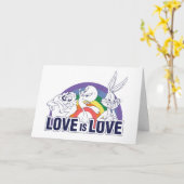 LOONEY TUNES™ - Liefde is liefde Kaart (Gele Bloem)