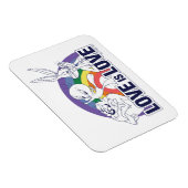 LOONEY TUNES™ - Liefde is liefde Magneet (Rechterzijde)