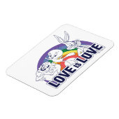 LOONEY TUNES™ - Liefde is liefde Magneet (Linkerzijde)