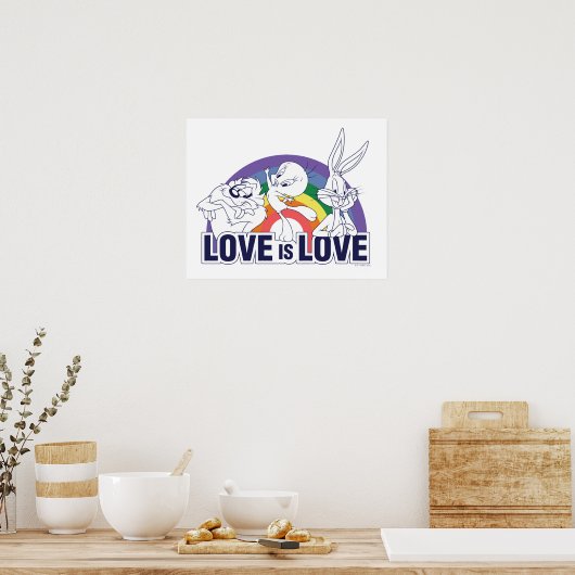 LOONEY TUNES™ - Liefde is liefde Poster (Keuken)