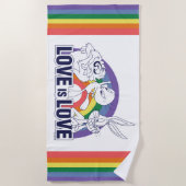 LOONEY TUNES™ - Liefde is liefde Strandlaken (Voorkant)