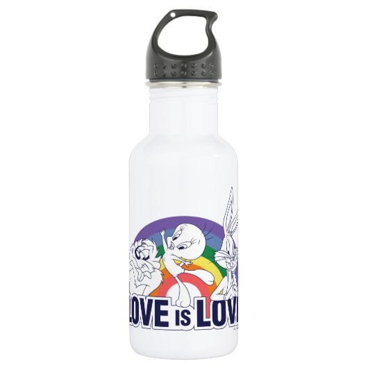 LOONEY TUNES™ - Liefde is liefde Waterfles (Voorkant)