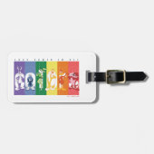 LOONEY TUNES™ - Liefde komt in alle kleuren voor Bagagelabel (Voorkant horizontaal)