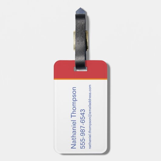 LOONEY TUNES™ - Liefde komt in alle kleuren voor Bagagelabel (Achterkant verticaal)