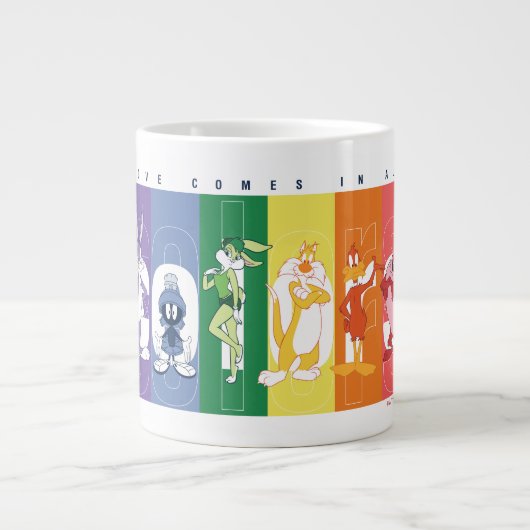 LOONEY TUNES™ - Liefde komt in alle kleuren voor Grote Koffiekop (Voorkant)