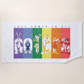 LOONEY TUNES™ - Liefde komt in alle kleuren voor Strandlaken