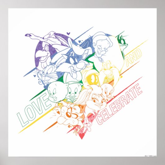 LOONEY TUNES™ - Love and Celebrate Poster (Voorkant)