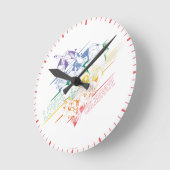 LOONEY TUNES™ - Love and Celebrate Ronde Klok (Hoek)