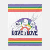 LOONEY TUNES™ - Love Is Love Fleece Deken (Voorkant)