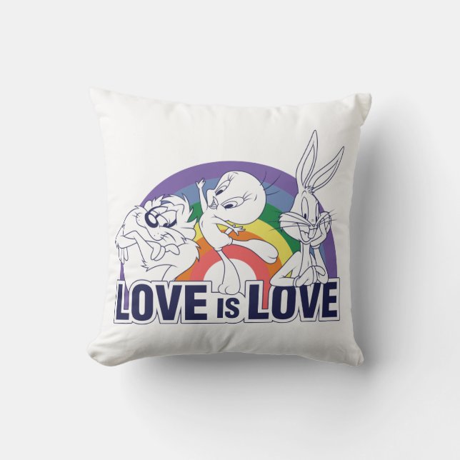LOONEY TUNES™ - Love Is Love Kussen (Voorkant)