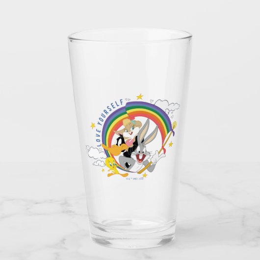 LOONEY TUNES™ - Love Yourself Pride Badge Glas (Voorkant)