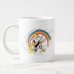 LOONEY TUNES™ - Love Yourself Pride-badge Grote Koffiekop
