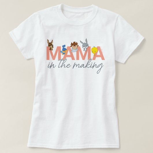 LOONEY TUNES™ Mama in wording T-shirt (Design voorkant)