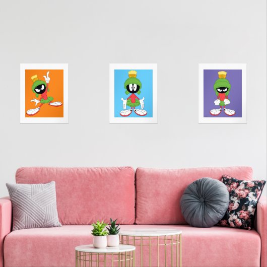 LOONEY TUNES™ MARVIN THE MARTIAN™ MUURKUNST SETS (Woonkamer)