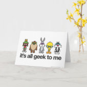 LOONEY TUNES™ NERds - All Geek Kaart (Gele Bloem)