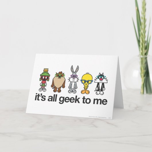 LOONEY TUNES™ NERds - All Geek Kaart (Voorkant)