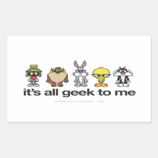 LOONEY TUNES™ Nerds - Allemaal Gek van Me Rechthoekige Sticker