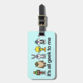 LOONEY TUNES™ Nerds - Alles voor mij Bagagelabel (Voorkant verticaal)