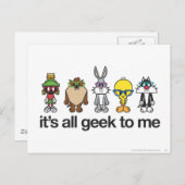 LOONEY TUNES™ Nerds - Alles voor mij Briefkaart (Voorkant / Achterkant)