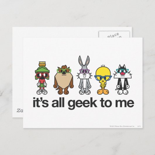 LOONEY TUNES™ Nerds - Alles voor mij Briefkaart (Voorkant / Achterkant)
