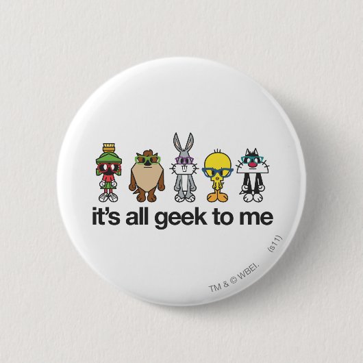 LOONEY TUNES™ Nerds - Alles voor mij Ronde Button 5,7 Cm (Voorkant)