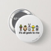 LOONEY TUNES™ Nerds - Alles voor mij Ronde Button 5,7 Cm (Voorkant /achterkant)