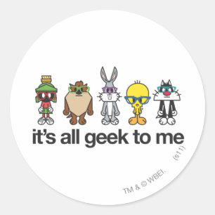 LOONEY TUNES™ Nerds - Alles voor mij Ronde Sticker