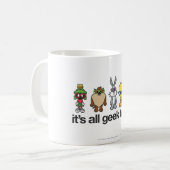 LOONEY TUNES™ Nerds - Alles voor mij Tweekleurige Koffiemok (Voorkant links)