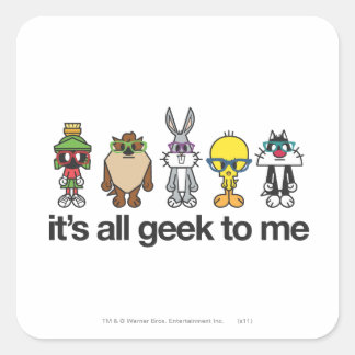 LOONEY TUNES™ Nerds - Alles voor mij Vierkante Sticker