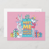 LOONEY TUNES™ | Ontmoet me onder de mistletoe Briefkaart (Voorkant / Achterkant)