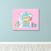 LOONEY TUNES™ | Ontmoet me onder de mistletoe Canvas Afdruk (Insitu (Houten vloer))