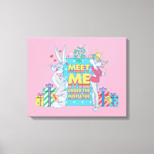 LOONEY TUNES™   Ontmoet me onder de mistletoe Canvas Afdruk