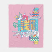 LOONEY TUNES™ | Ontmoet me onder de mistletoe Fleece Deken (Voorkant)
