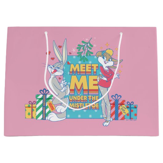 LOONEY TUNES™ | Ontmoet me onder de mistletoe Groot Cadeauzakje (Voorkant)