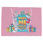 LOONEY TUNES™ | Ontmoet me onder de mistletoe Groot Cadeauzakje (Achterkant)