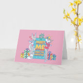 LOONEY TUNES™ | Ontmoet me onder de mistletoe Kaart (Gele Bloem)
