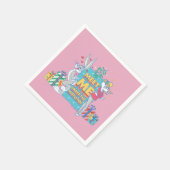 LOONEY TUNES™ | Ontmoet me onder de mistletoe Servet (Hoek)