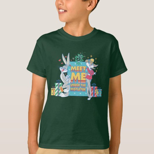 LOONEY TUNES™ | Ontmoet me onder de mistletoe T-shirt (Voorkant)