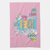 LOONEY TUNES™ | Ontmoet me onder de mistletoe Theedoek (Verticaal)