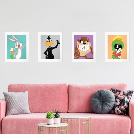LOONEY TUNES™-personage Muurkunst Sets (Woonkamer)