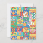 LOONEY TUNES™ | Prettig kerstfeest Kerstpatroon Notitiekaartje (Voorkant)