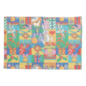 LOONEY TUNES™ | Prettige feestdagen kerstpatroon Kussensloop (Achterkant)