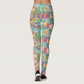 LOONEY TUNES™ | Prettige feestdagen kerstpatroon Leggings (Achterkant)