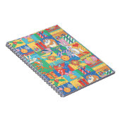 LOONEY TUNES™ | Prettige feestdagen kerstpatroon Notitieboek (Rechterzijde)