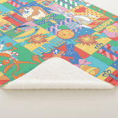 LOONEY TUNES™ | Prettige feestdagen kerstpatroon Sherpa Deken (3/4)