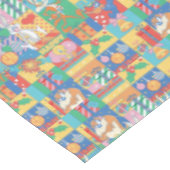 LOONEY TUNES™ | Prettige feestdagen kerstpatroon Tafelkleed (Gekanteld)