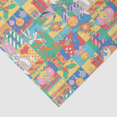 LOONEY TUNES™ | Prettige feestdagen kerstpatroon Tissuepapier (Detail)