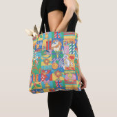 LOONEY TUNES™ | Prettige feestdagen kerstpatroon Tote Bag (Dichtbij)